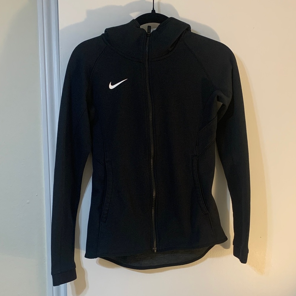Nike Women's Black Full-Zip Dri-Fit Hoodie